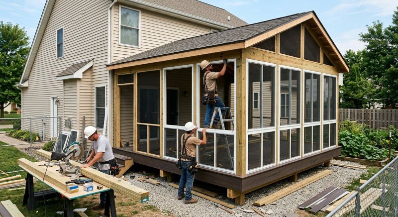 Deck Enclosure Construction in Nashville, TN