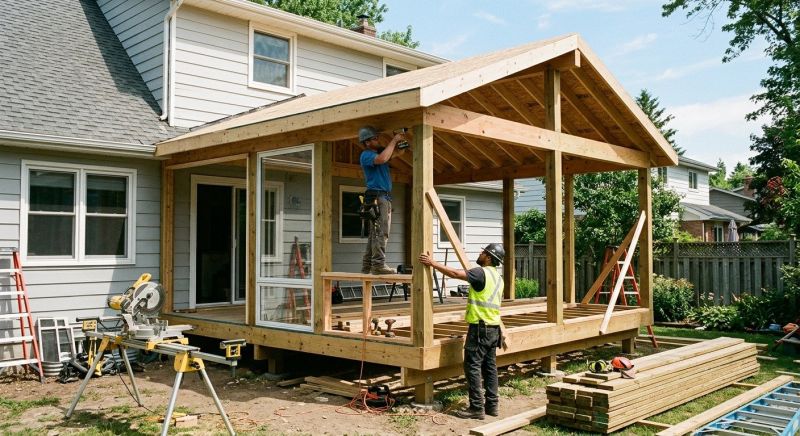 Deck Enclosure Installation in Dallas, TX