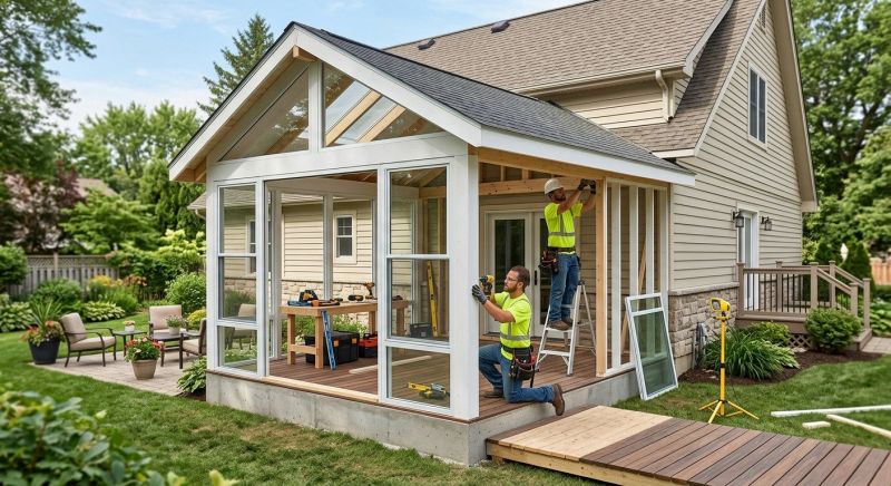 Enclosed Deck Installation in Nashville, TN