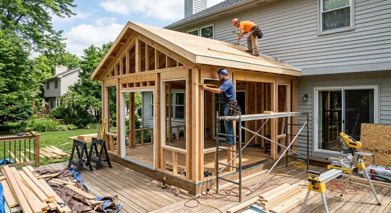 Four Season Room Installation in Asheville, NC