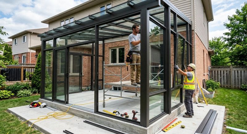 Lanai Enclosure Installation in Asheville, NC