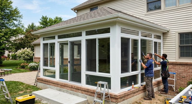 Sunroom Addition Construction in Knoxville, TN